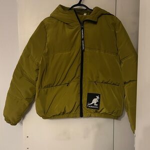 Kangol x H&M Puffer Jacket in Olive Green
